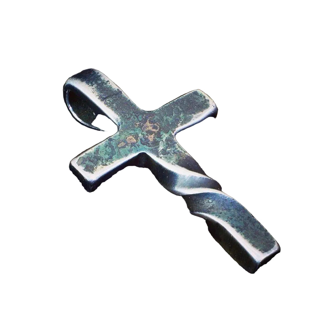 Håndlavet Cross Halskæde Unikt Design 0