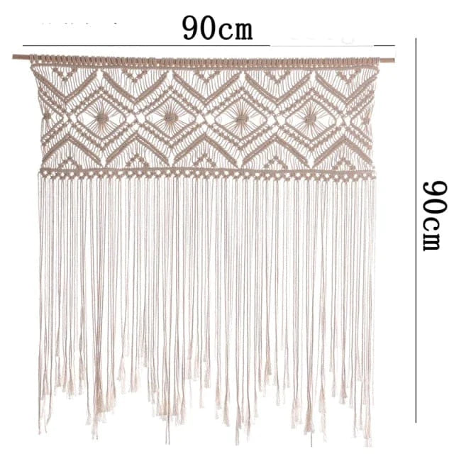 Håndlavet Macrame Hængende Draperi 10