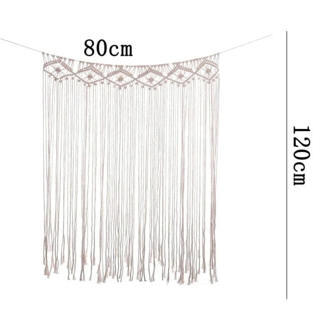 Håndlavet Macrame Hængende Draperi 11