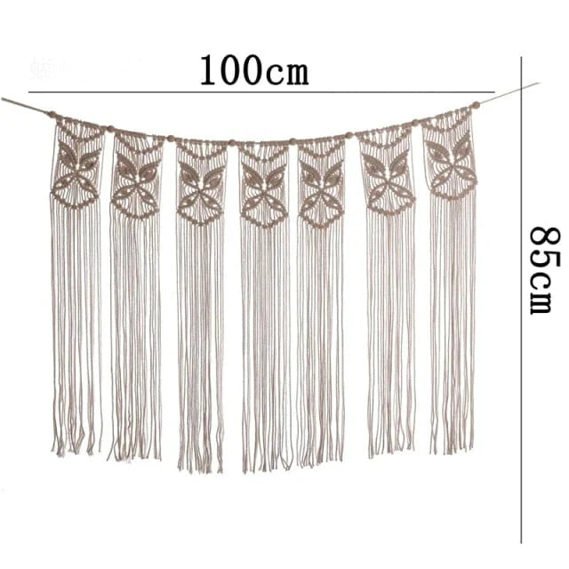 Håndlavet Macrame Hængende Draperi 12