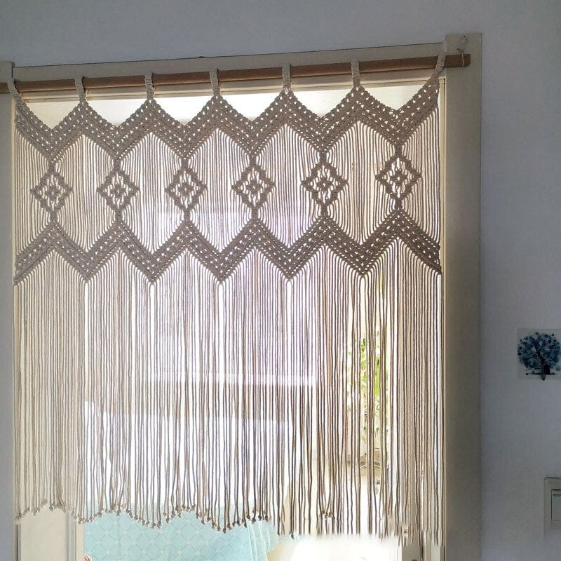 Håndlavet Macrame Hængende Draperi 4