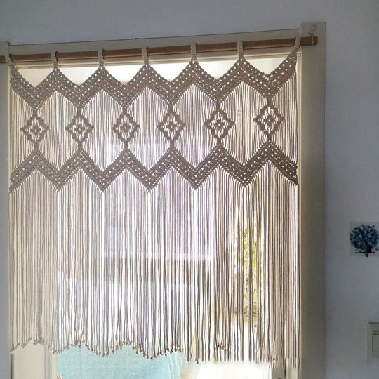Håndlavet Macrame Hængende Draperi 4