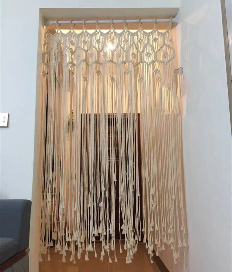 Håndlavet Macrame Hængende Draperi 5