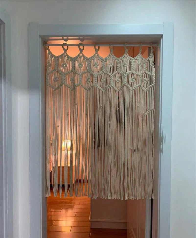 Håndlavet Macrame Hængende Draperi 8
