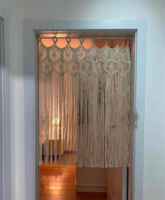 Håndlavet Macrame Hængende Draperi 8