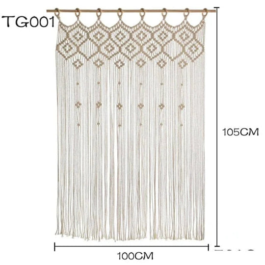 Håndlavet Macrame Hængende Draperi 9