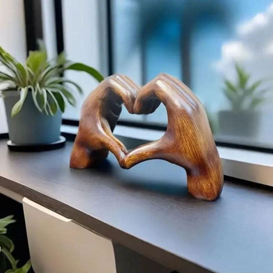 Håndlavet Træfigur Dekorativ til Hjemmet med Unikt Design 0