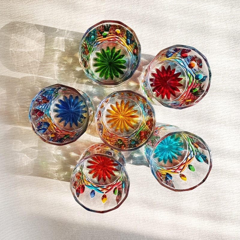 Håndmalet Murano Glas Drikkeglas 2