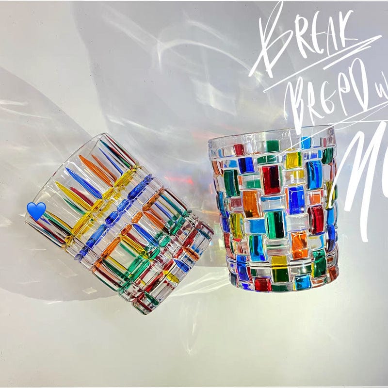 Håndmalet Murano Glas Drikkeglas 6