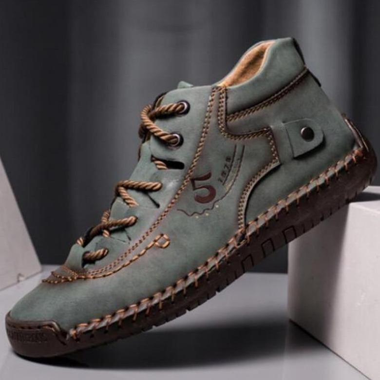 Håndsyede Vintage Ankelstøvler