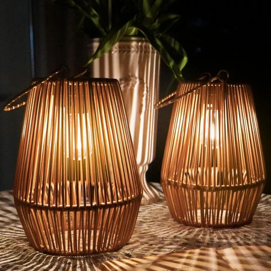 Håndvævet Solcellelampe til Haven 7