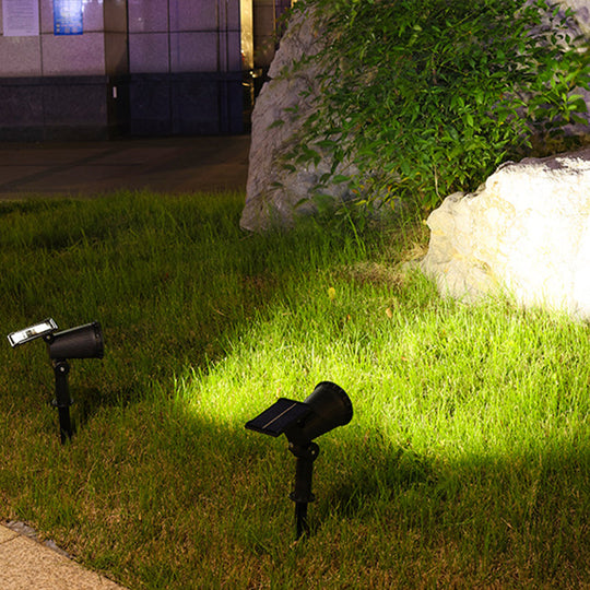 Havelampe Solcelle LumaSpot Med 9 LED-Farver Justerbar Til Have Terrasse Sti 0