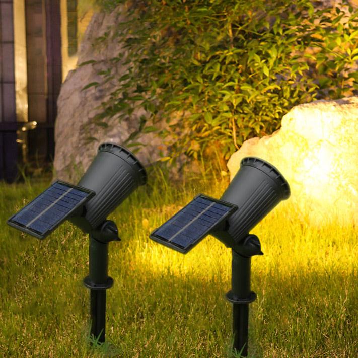 Havelampe Solcelle LumaSpot Med 9 LED-Farver Justerbar Til Have Terrasse Sti 1