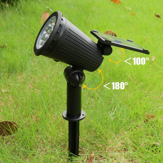 Havelampe Solcelle LumaSpot Med 9 LED-Farver Justerbar Til Have Terrasse Sti 3