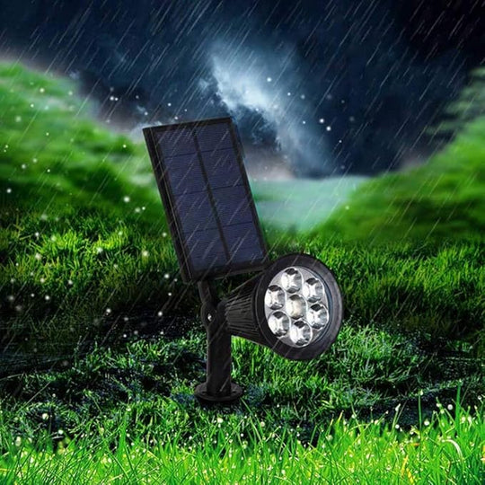 Havelampe Solcelle LumaSpot Med 9 LED-Farver Justerbar Til Have Terrasse Sti 5