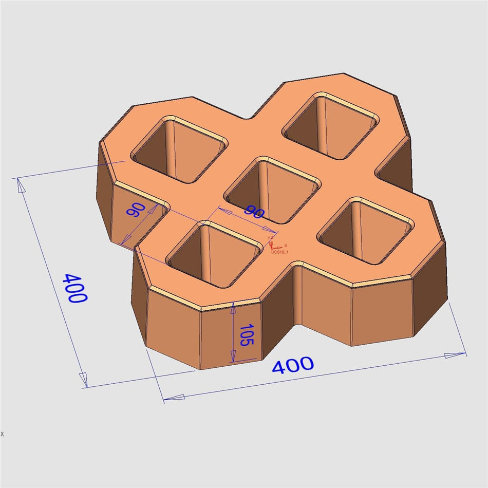 Havestier Brolæggerform Firkantet Design 3