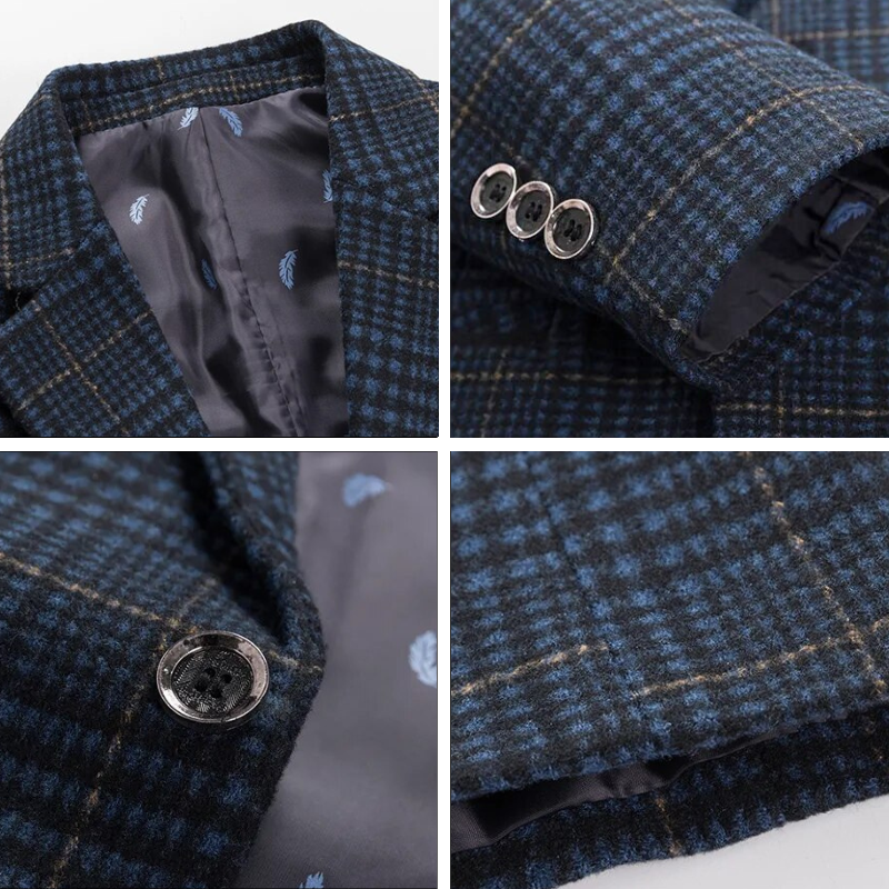 Herre Blazer Klassisk Uld 1