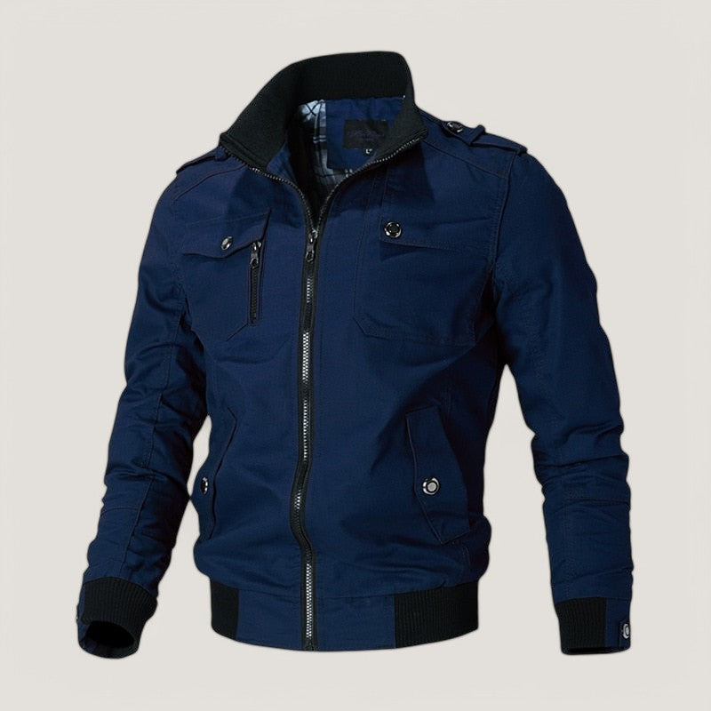 Herre Bomberjakke Let Stilfuld Design 4