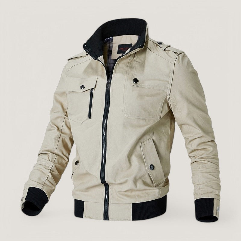 Herre Bomberjakke Let Stilfuld Design 6