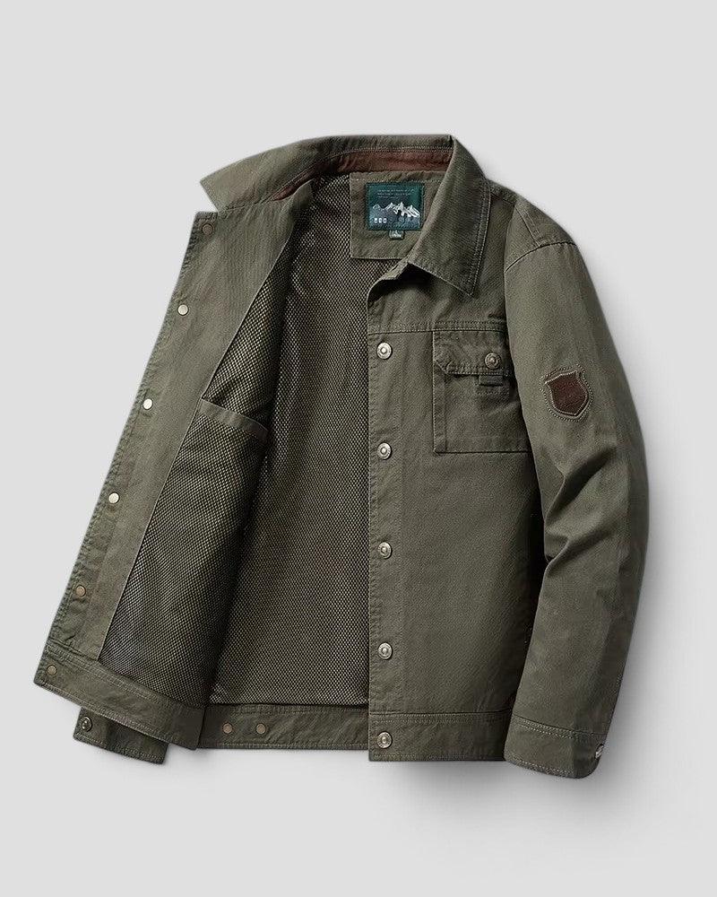 Herre Bomberjakke Vindtæt med Cargo-lomme 1