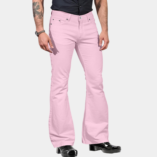 Herre Bukser Flared Retro Stil Komfortable og Tidløse 3