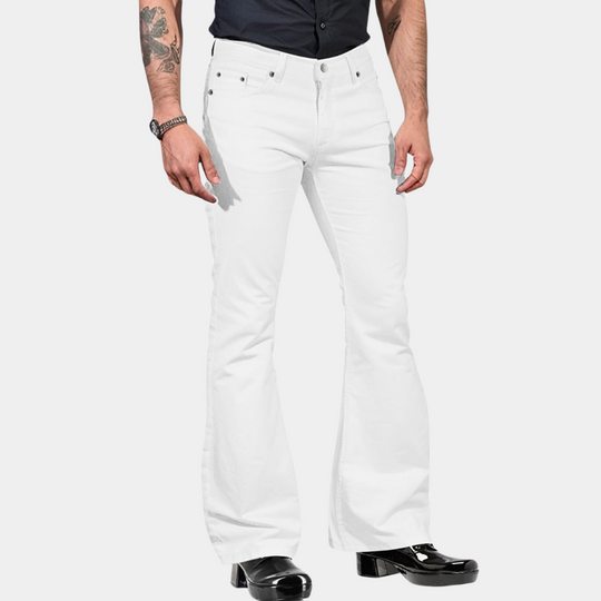 Herre Bukser Flared Retro Stil Komfortable og Tidløse 5
