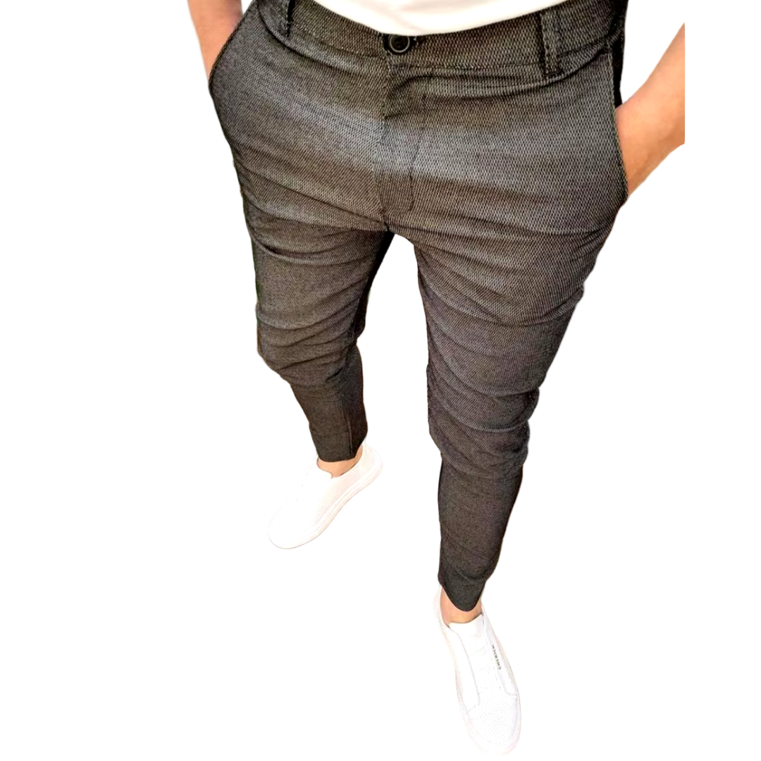 Herre Businessbukser Klassisk Snit 0