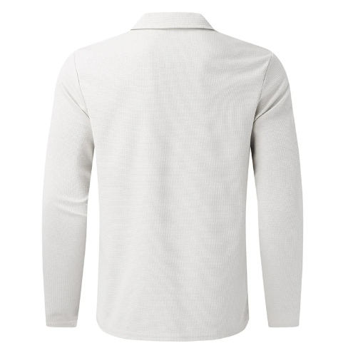 Herre Cardigan med Krave og Lynlås 3