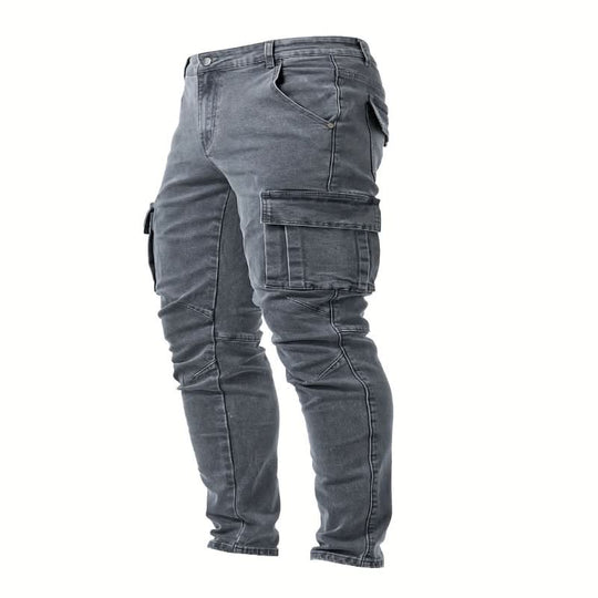Herre Cargo Jeans Slim Fit Design 5