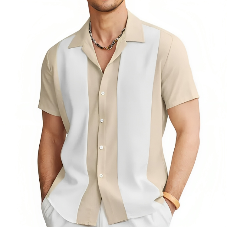 Herre Casual Skjorte Sommer Stil Polyester 1