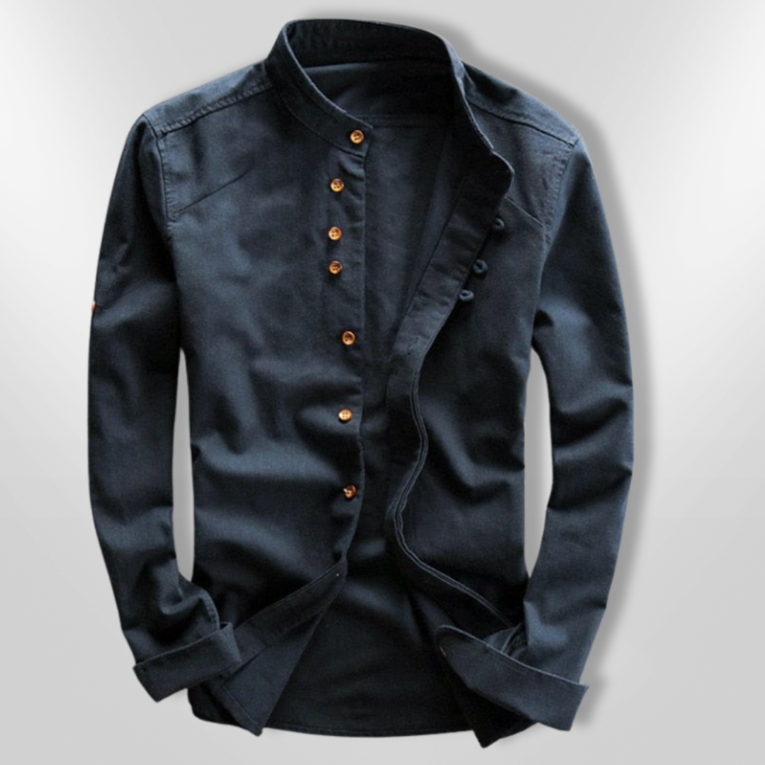 Herre Chemise Katana Stil Asymmetrisk Design 0