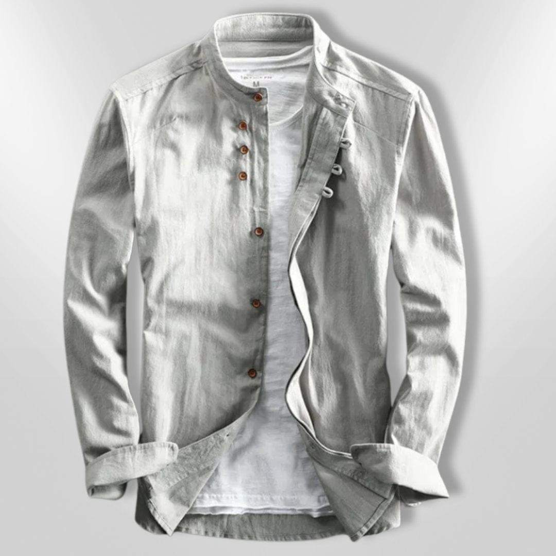 Herre Chemise Katana Stil Asymmetrisk Design 2