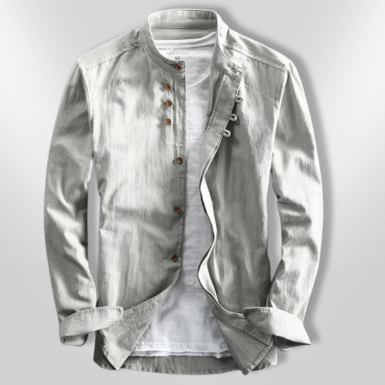 Herre Chemise Katana Stil Asymmetrisk Design 2