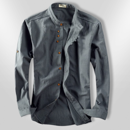 Herre Chemise Katana Stil Asymmetrisk Design 7