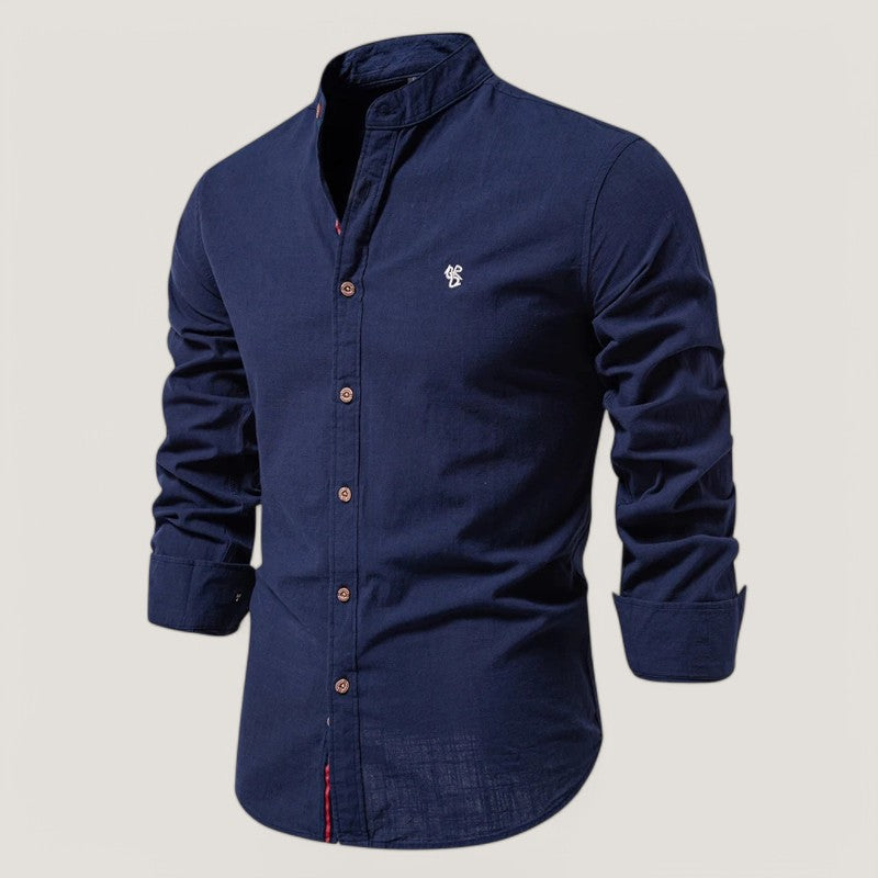 Herre Chemise Langærmet Letvægtsstof 2