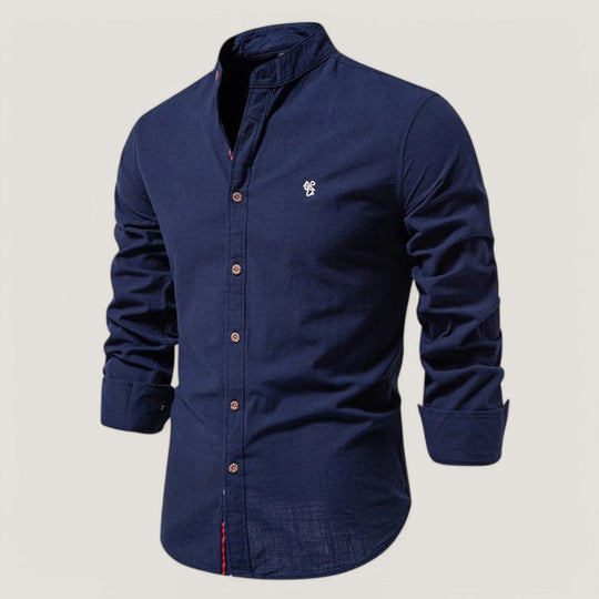Herre Chemise Langærmet Letvægtsstof 2
