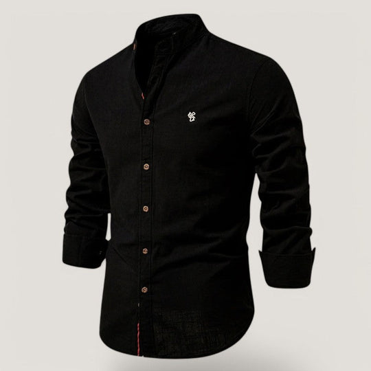 Herre Chemise Langærmet Letvægtsstof 5