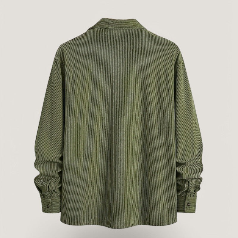 Herre Chemise Veste i Cordon Velour til Efterår 4