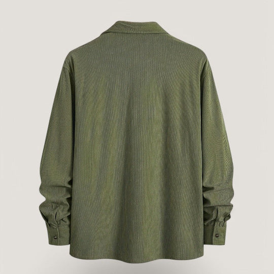 Herre Chemise Veste i Cordon Velour til Efterår 4