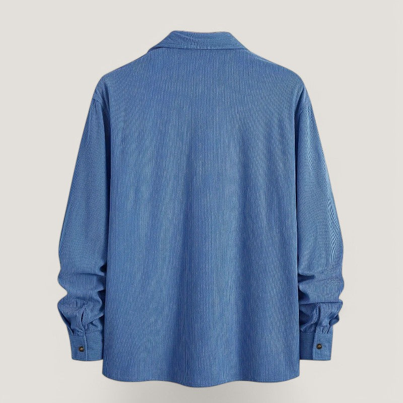Herre Chemise Veste i Cordon Velour til Efterår 6