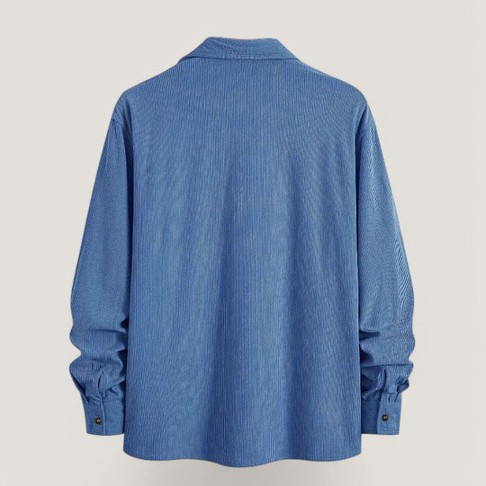 Herre Chemise Veste i Cordon Velour til Efterår 6
