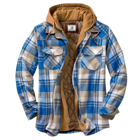 Herre Flanneljakke Klassisk Design 0