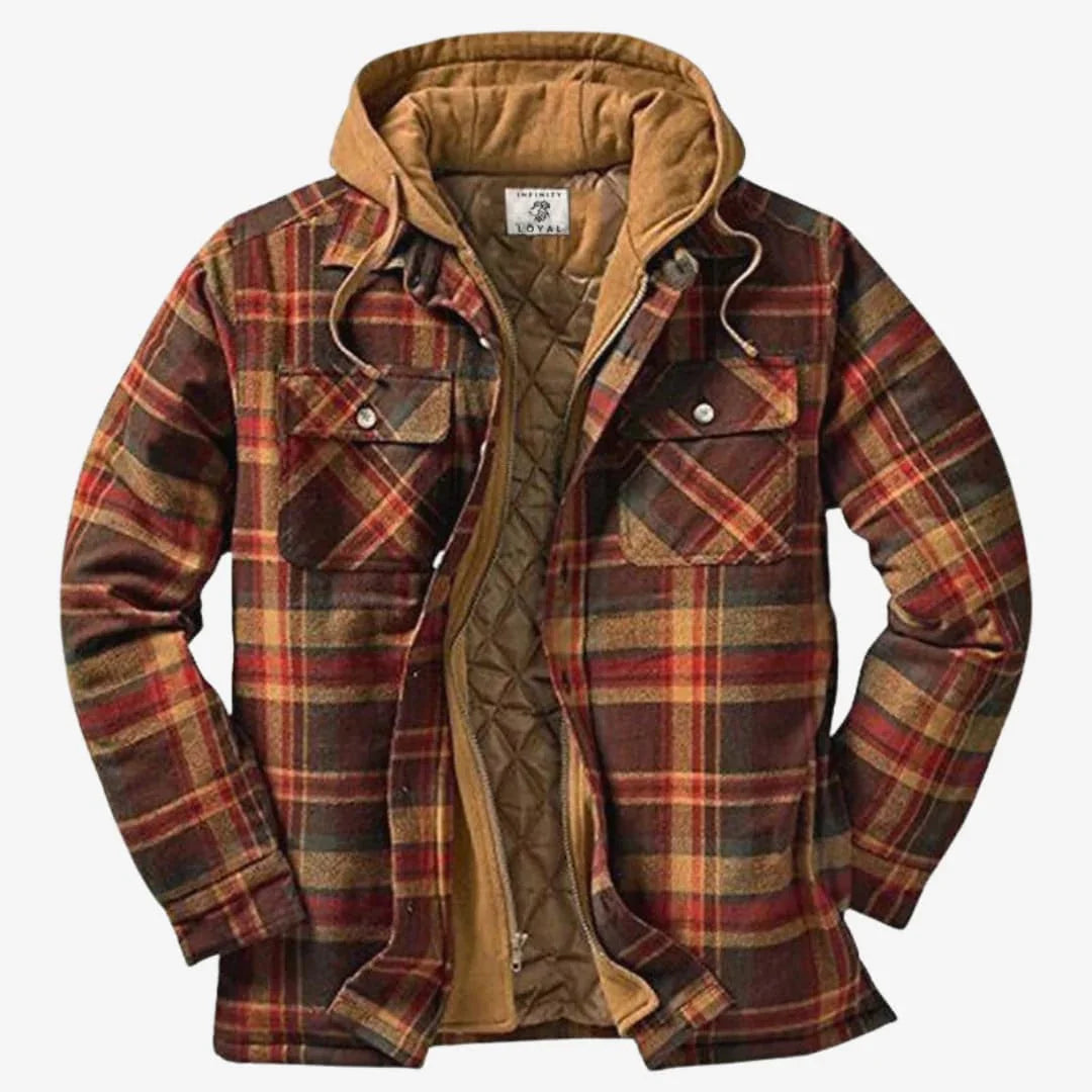 Herre Flanneljakke Klassisk Design 1