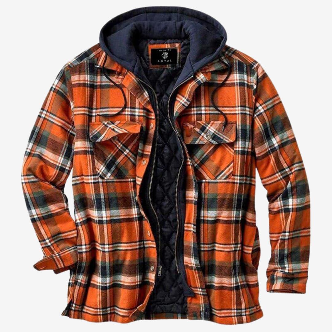Herre Flanneljakke Klassisk Design 2