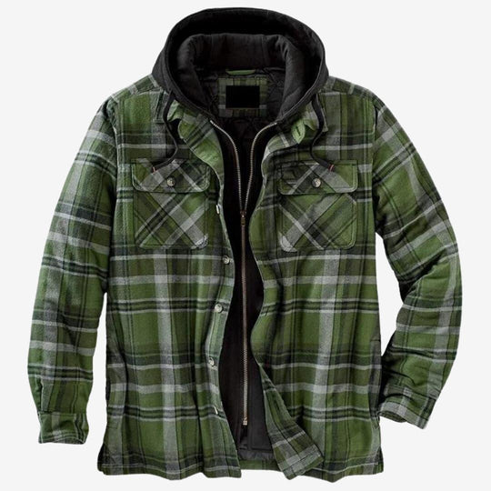 Herre Flanneljakke Klassisk Design 3