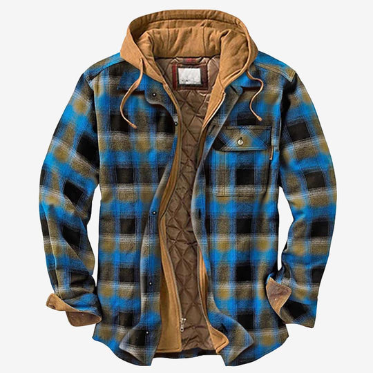 Herre Flanneljakke Klassisk Design 5