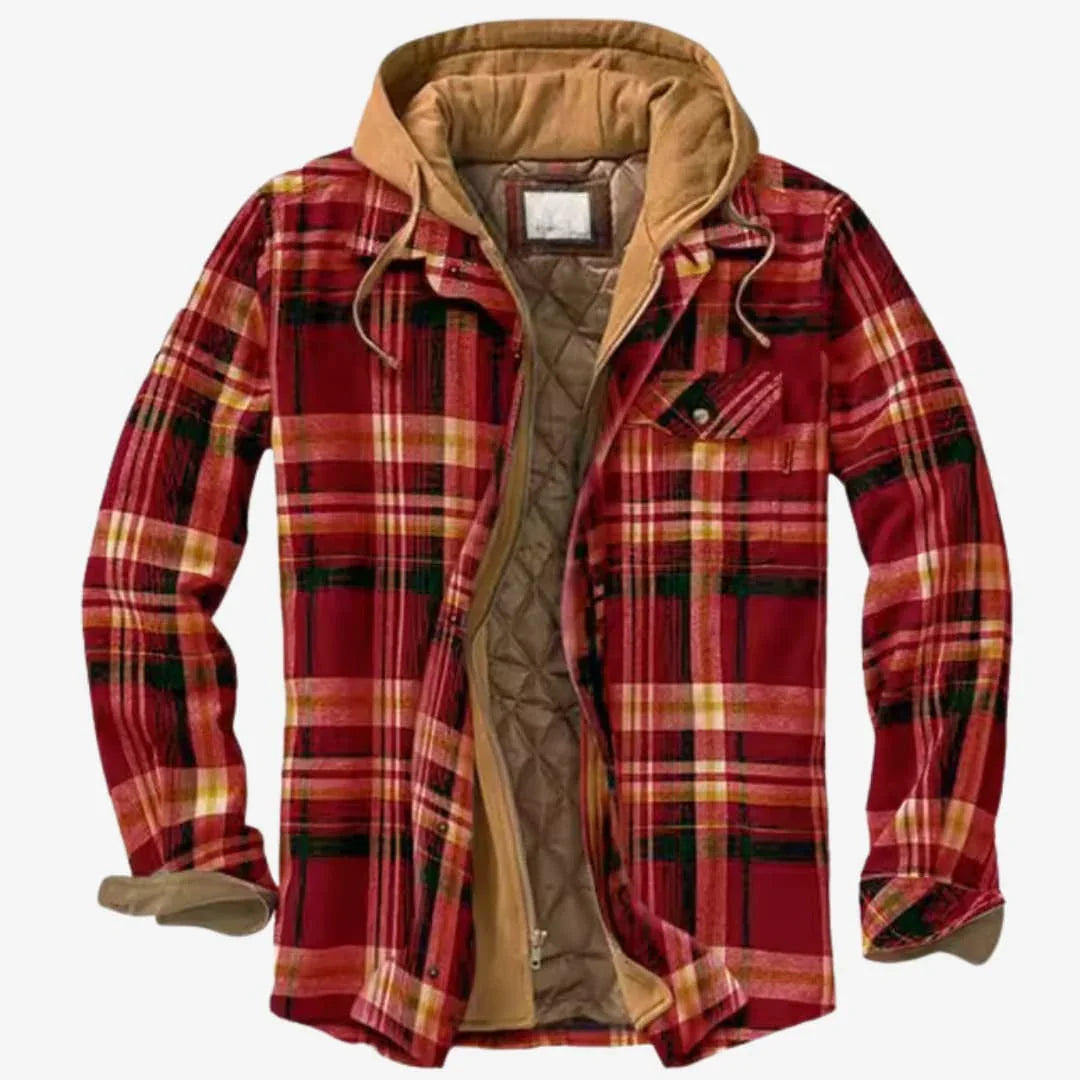 Herre Flanneljakke Klassisk Design 6