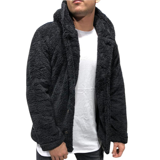 Herre Fleece Jakke Casual Stil 0