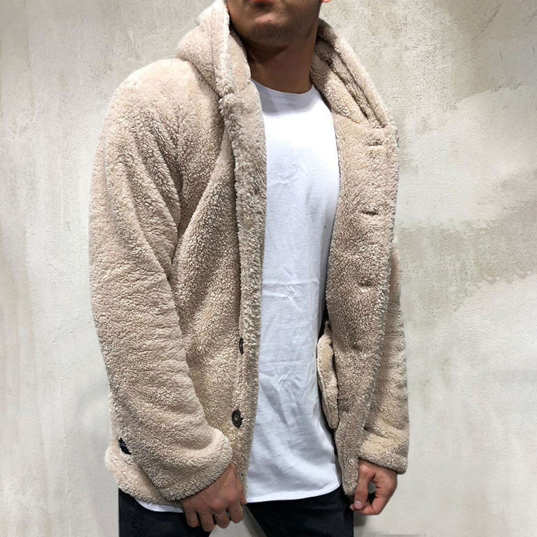 Herre Fleece Jakke Casual Stil 1