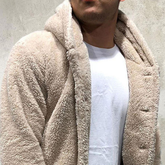 Herre Fleece Jakke Casual Stil 2
